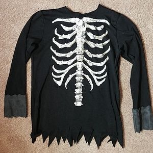 In character costumes black and white bone…